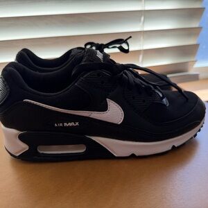 Nike Air Max Black and White Shoes